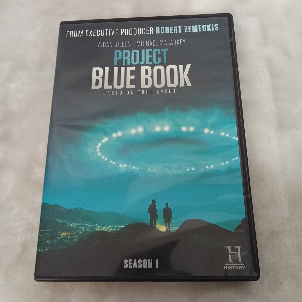 Project Blue Book Season 1 DVD History Channel UFO Drama Robert Zemeckis 2-Disc
